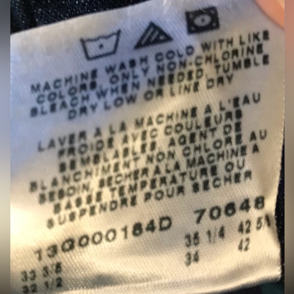 Cabela’s Flannel lined Denim Jeans Polka Dot Size Lining Size 8 Long - Picture 10 of 10